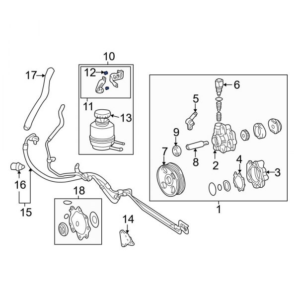 Power Steering Reservoir Insulator