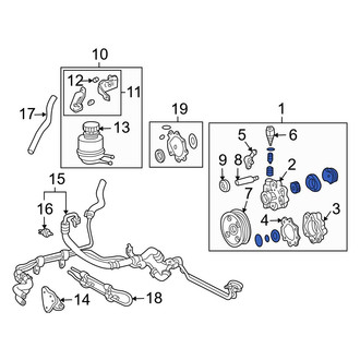 Toyota OE - Power Steering Pump