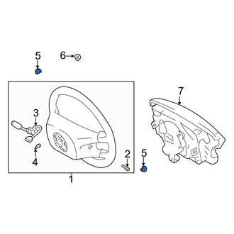 Toyota OE - Right Steering Wheel Plug
