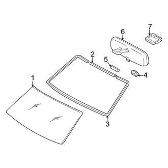 Toyota OE - Windshield - Glass