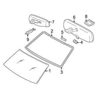 Toyota OE - Windshield - Glass (Double Cab)