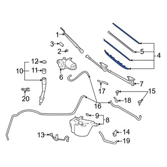Toyota OE - Left Wiper Blade