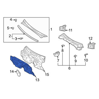 Toyota OE - Front Firewall