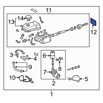 Toyota OE - Inner Power Brake Booster Gasket