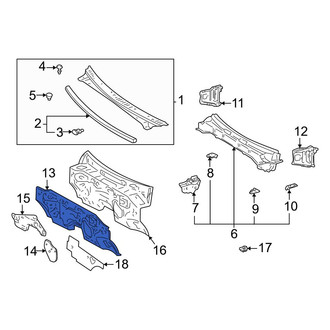 Toyota OE - Front Firewall