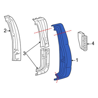 Toyota OE - Left Outer Body B-Pillar