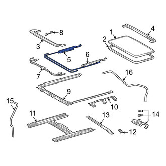 Toyota OE - Right Sunroof Cable