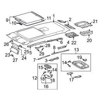 Toyota OE - Sunroof Handle