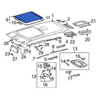 Toyota OE - Sunroof Cover