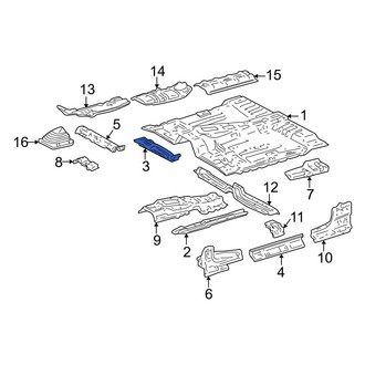 Toyota OE - Right Floor Pan Reinforcement