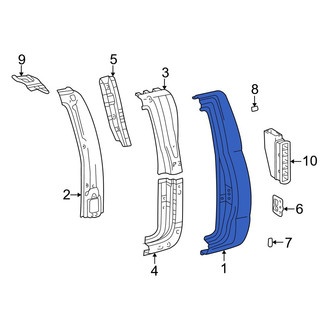 Toyota OE - Left Outer Body B-Pillar