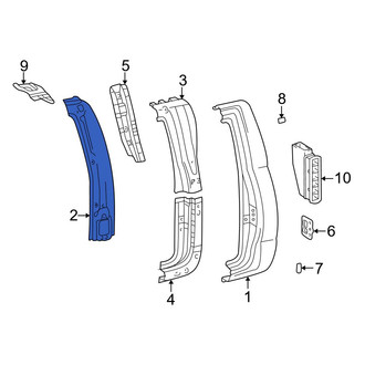 Toyota OE - Left Inner Body B-Pillar