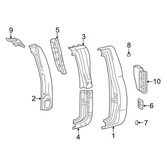 Toyota OE - Cab - Side Panel (Regular Cab), (Regular Cab)