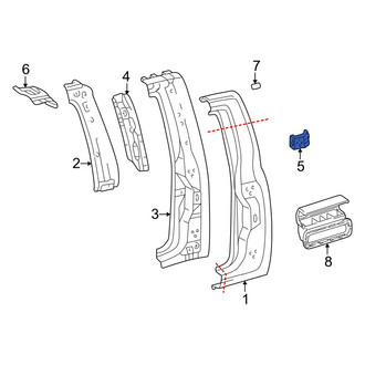 Toyota OE - Body B-Pillar Reinforcement