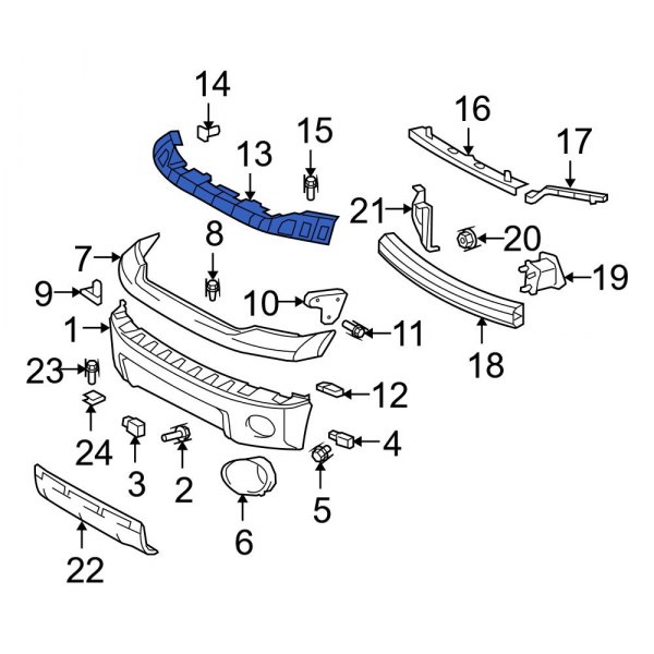 Valance Panel Bracket