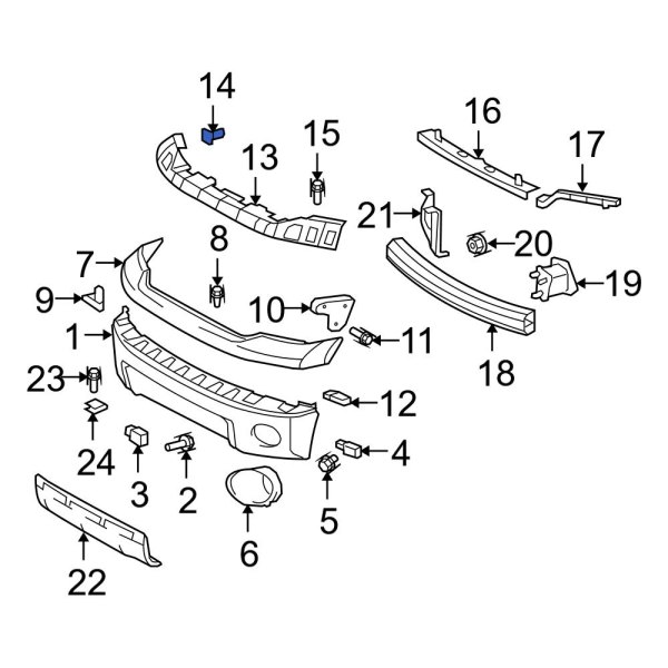 Valance Panel Clip