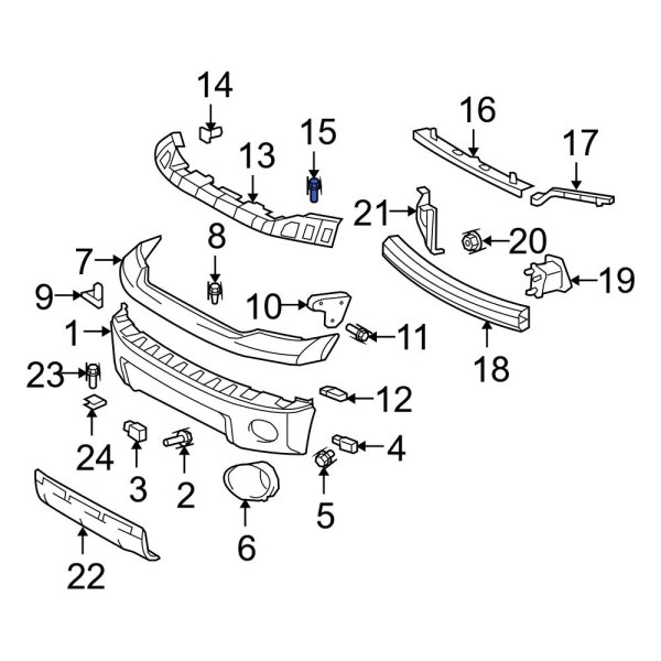 Valance Panel Bolt