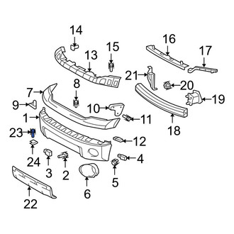 Toyota OE - Cowl Panel Bolt