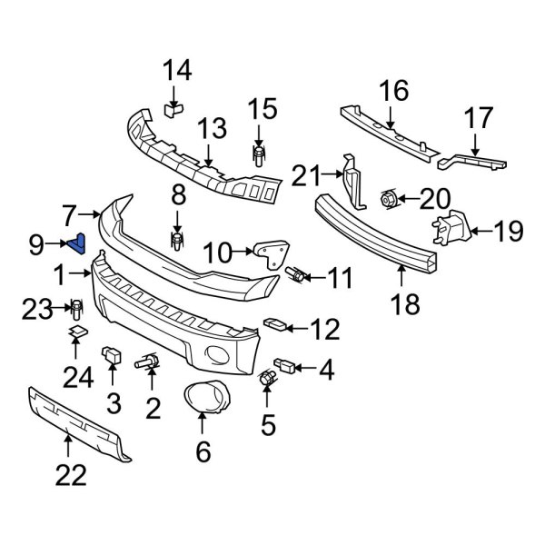 Valance Panel Bracket