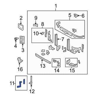 Toyota OE - Left Radiator Support Bracket