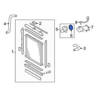 Toyota OE - Engine Coolant Thermostat Housing Gasket