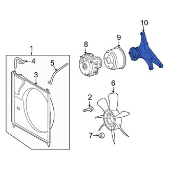 Toyota OE - Engine Cooling Fan Pulley Bracket