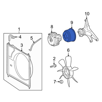 Toyota OE - Engine Cooling Fan Pulley