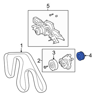 Toyota OE - Accessory Drive Belt Idler Pulley