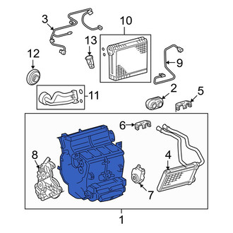 Toyota OE - HVAC Unit Case Assembly