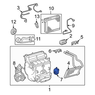 Toyota OE - Right HVAC Air Inlet Door Actuator