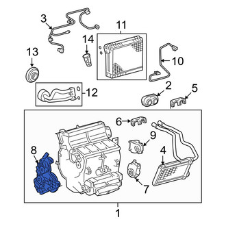Toyota OE - Left HVAC Air Inlet Door Actuator