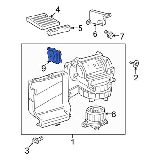 Toyota OE - Right HVAC Air Inlet Door Actuator