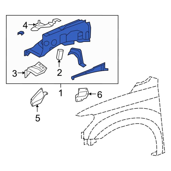 Fender Apron Assembly