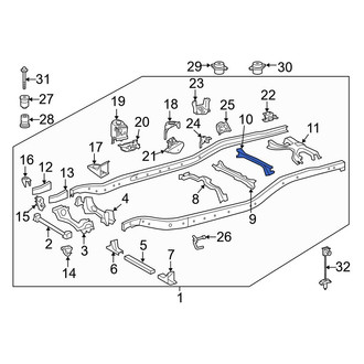 Toyota OE - Center Frame Crossmember