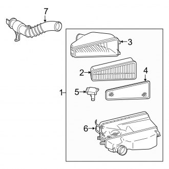 2008 Toyota Tundra OEM Air Intake Parts - Filters | CARiD