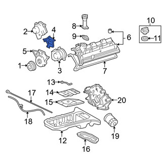 Toyota OE - Engine Timing Cover Spacer