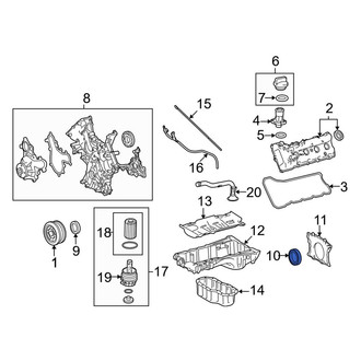 Toyota OE - Rear Engine Crankshaft Seal