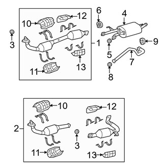 Toyota OE - Exhaust System - Exhaust Components