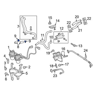 Toyota OE - Engine Coolant Bypass Pipe Clamp