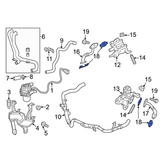 Toyota OE - Secondary Air Injection Pump Hose Gasket