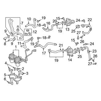 Toyota OE - Emission System - Emission Components (Air Pump and Related Components), (4.6L)