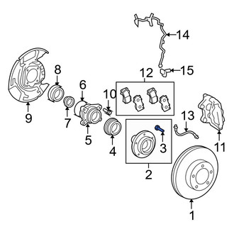 Toyota OE - Rear Wheel Lug Stud