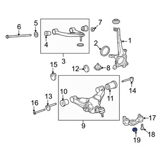 Toyota OE - Suspension Control Arm Nut