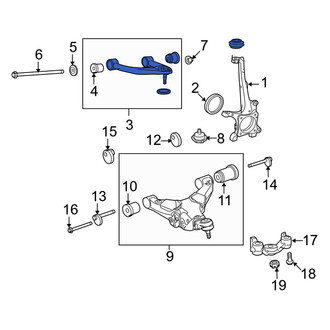 Toyota OE - Front Left Upper Suspension Control Arm
