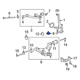 Toyota OE - Front Suspension Control Arm Bumper