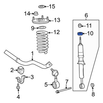 Toyota OE - Upper Suspension Shock Absorber Mount Insulator