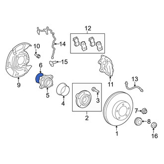 Toyota OE - Wheel Bearing O-Ring