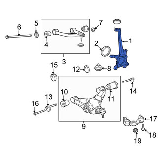 Toyota OE - Left Steering Knuckle
