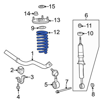 Toyota OE - Front Left Coil Spring