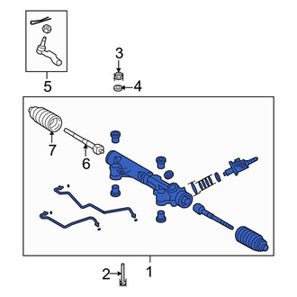 Toyota OE - Rack and Pinion Assembly
